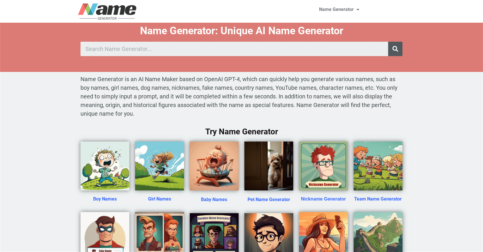 Name Generator-Create Name for Babies