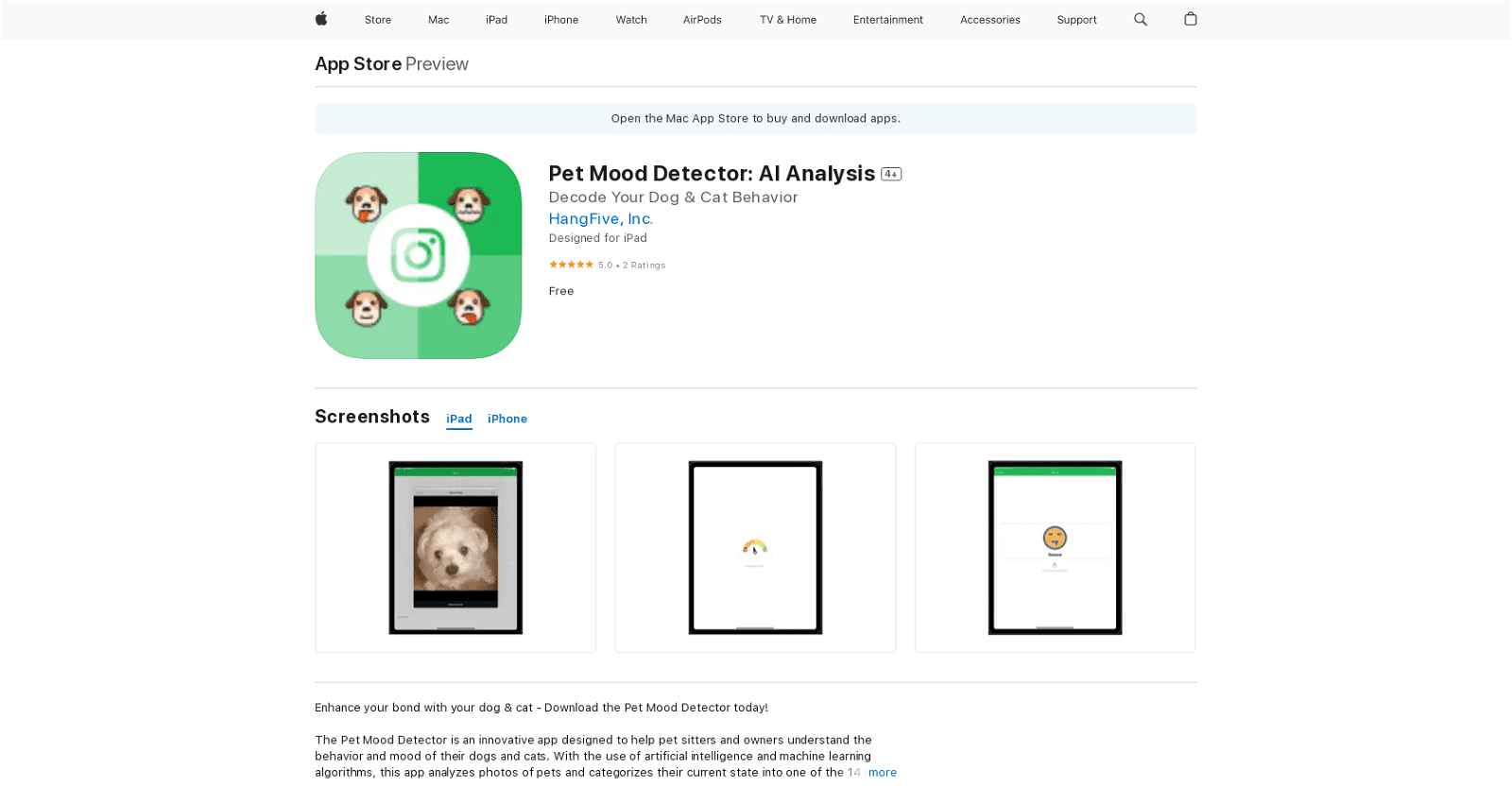 Pet Mood Detector