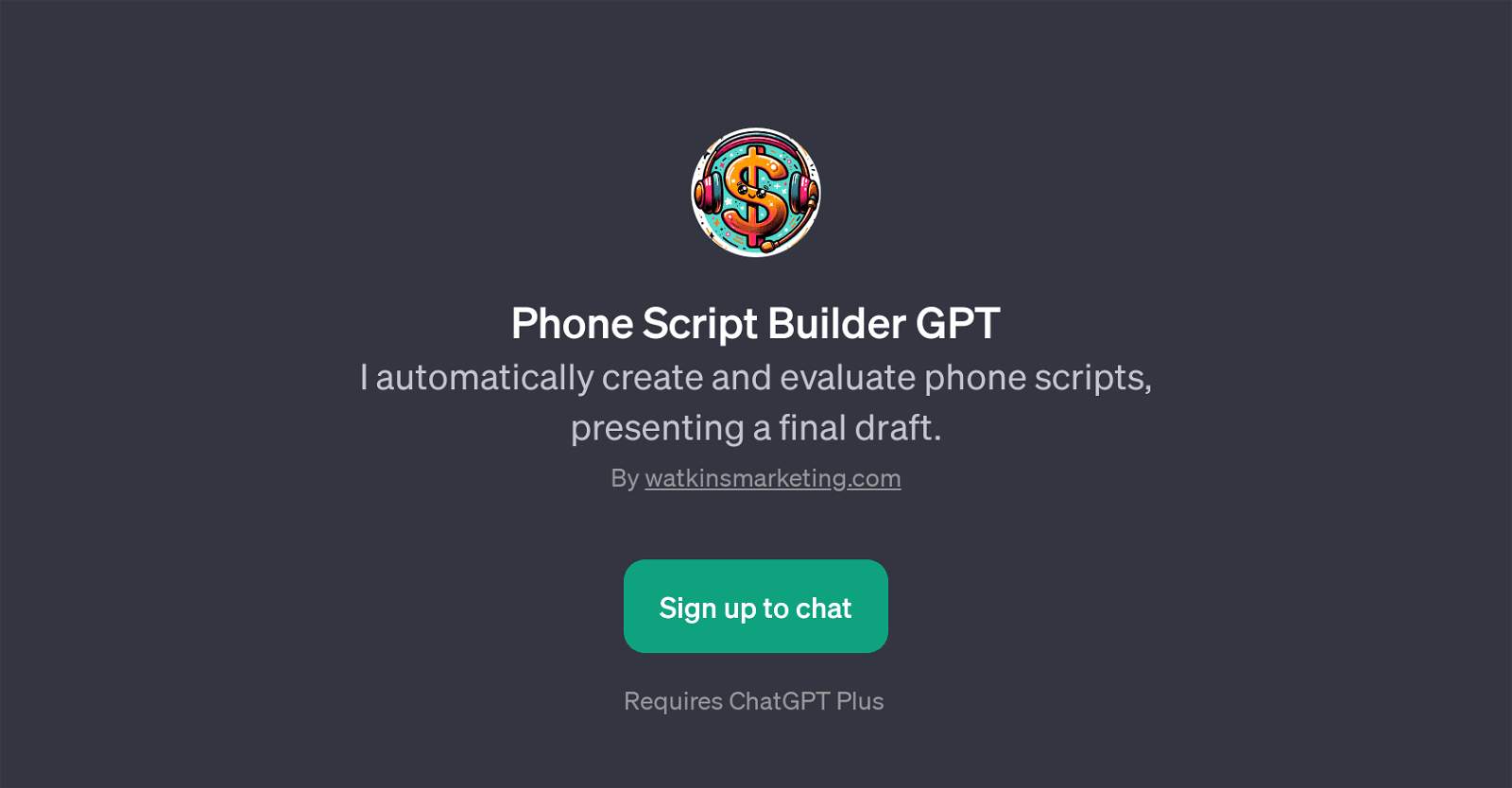 Phone Script Builder GPT