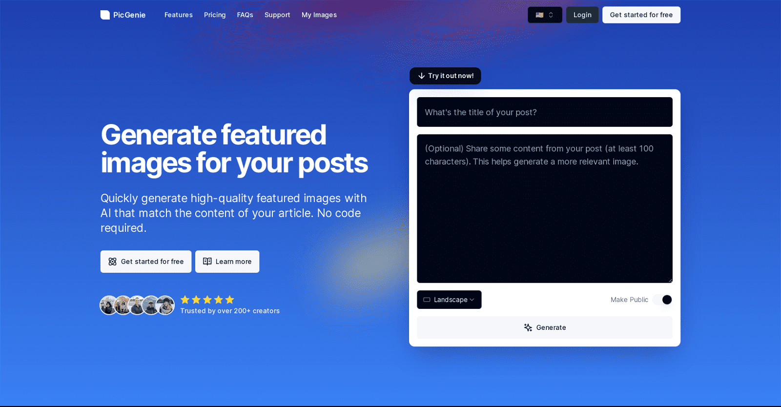 PicGenie AI