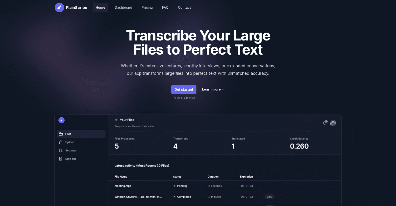 Plainscribe