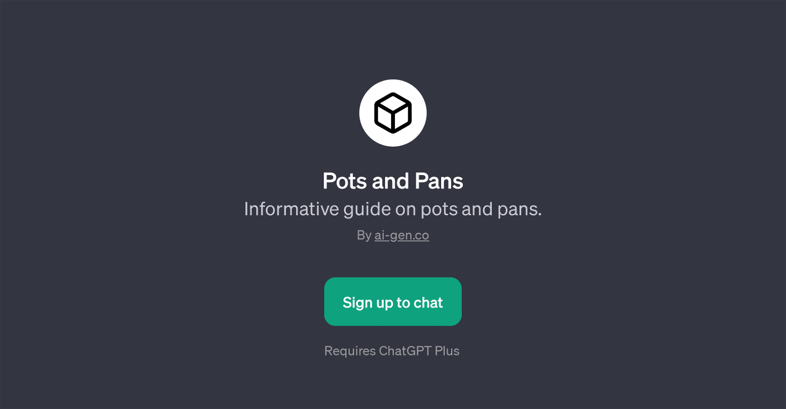 Pots and Pans