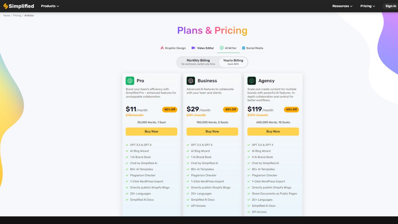 Pricing
