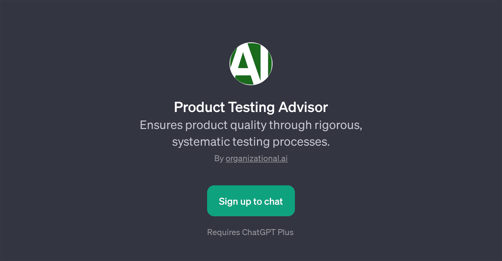Product Testing Advisor