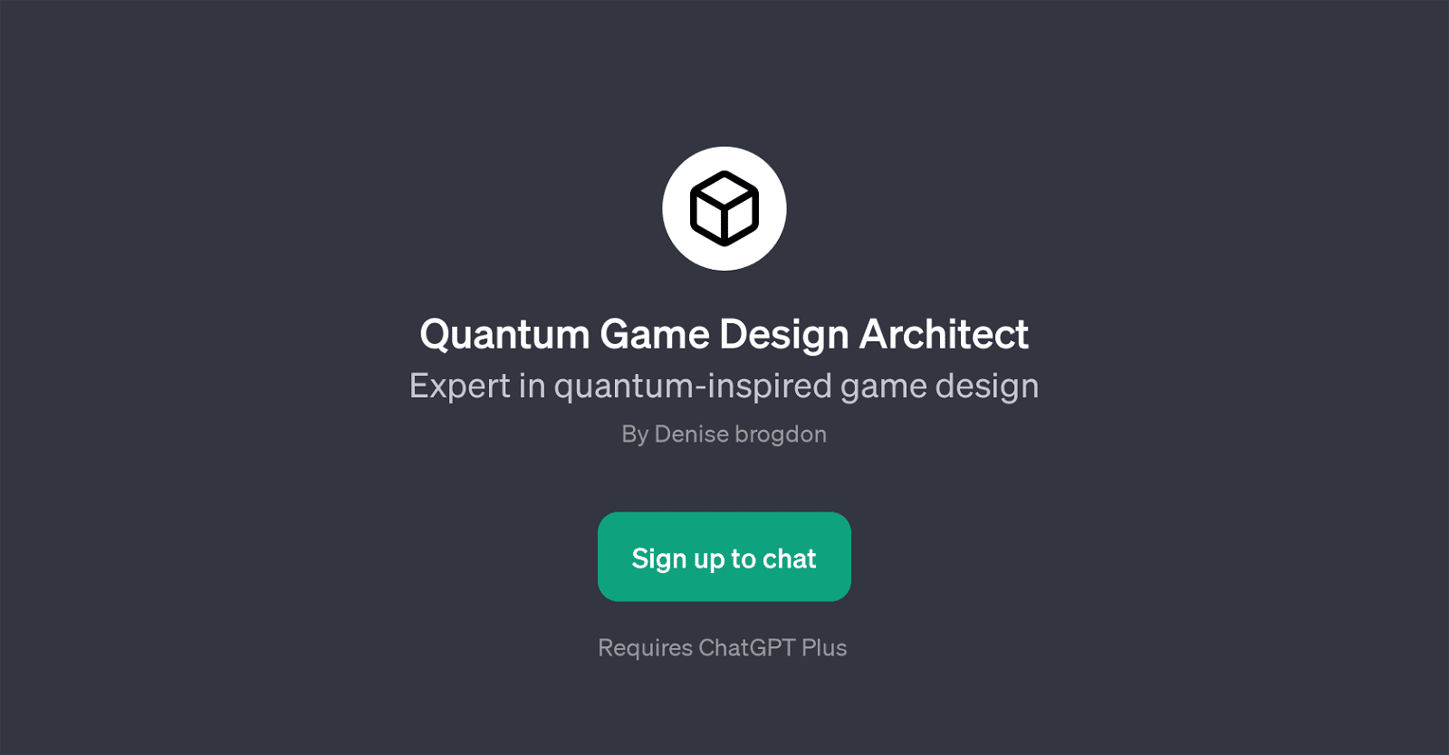 Quantum Game Design Architect