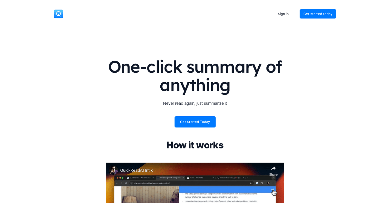QuickRead AI