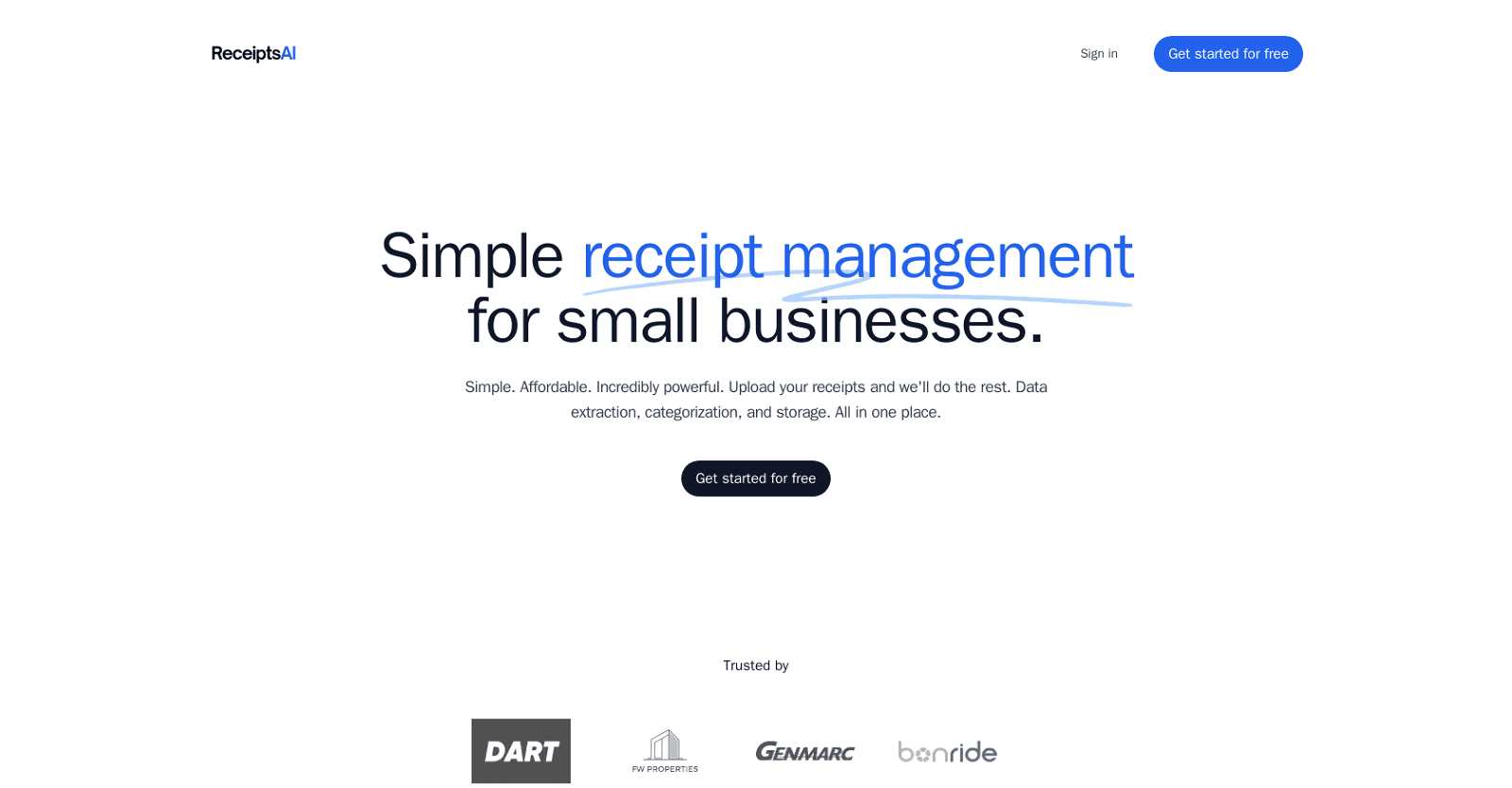 Receipts AI