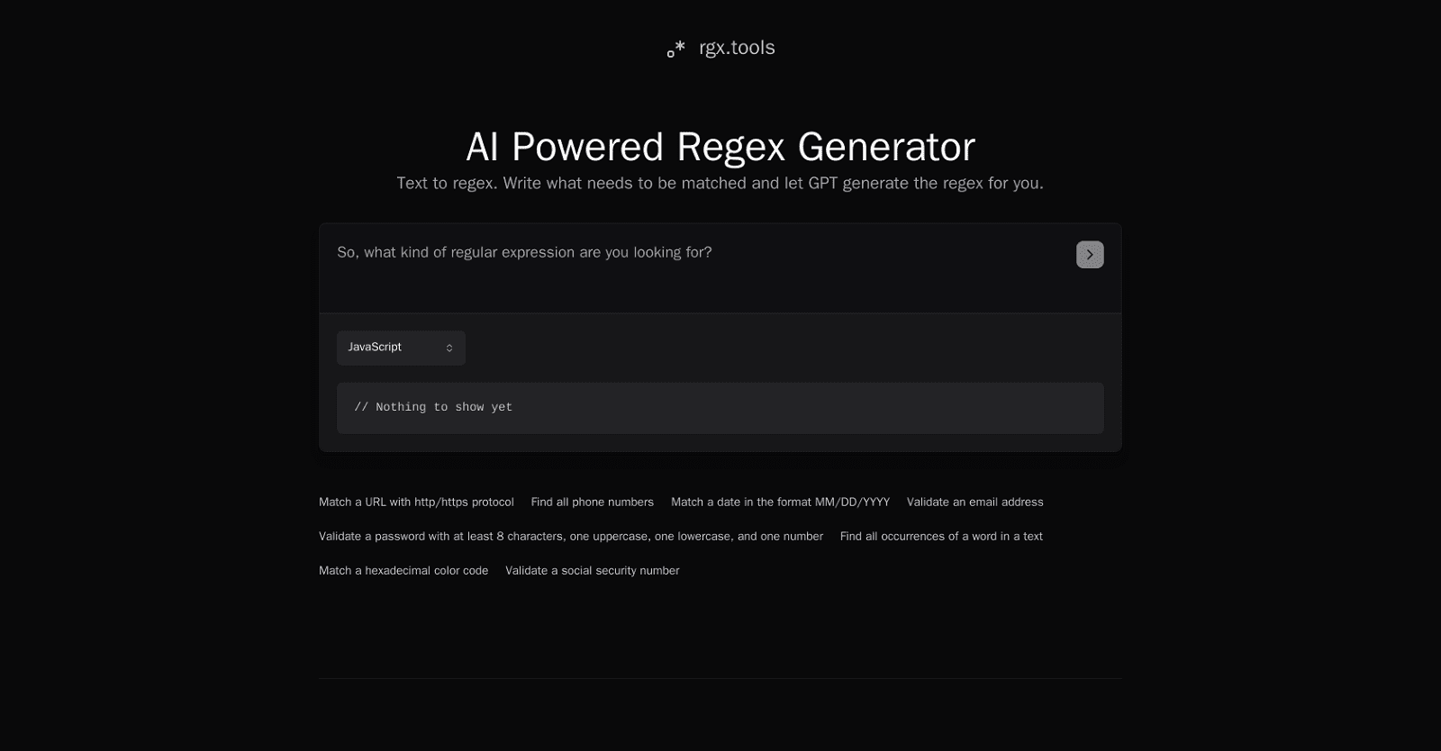 RGX Tools
