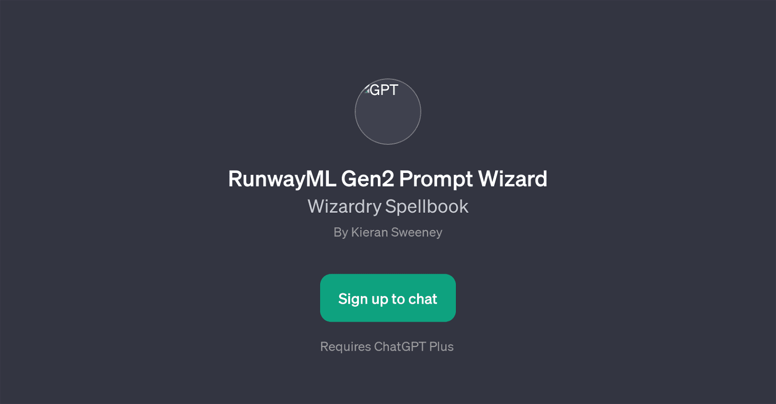RunwayML Gen2 Prompt Wizard