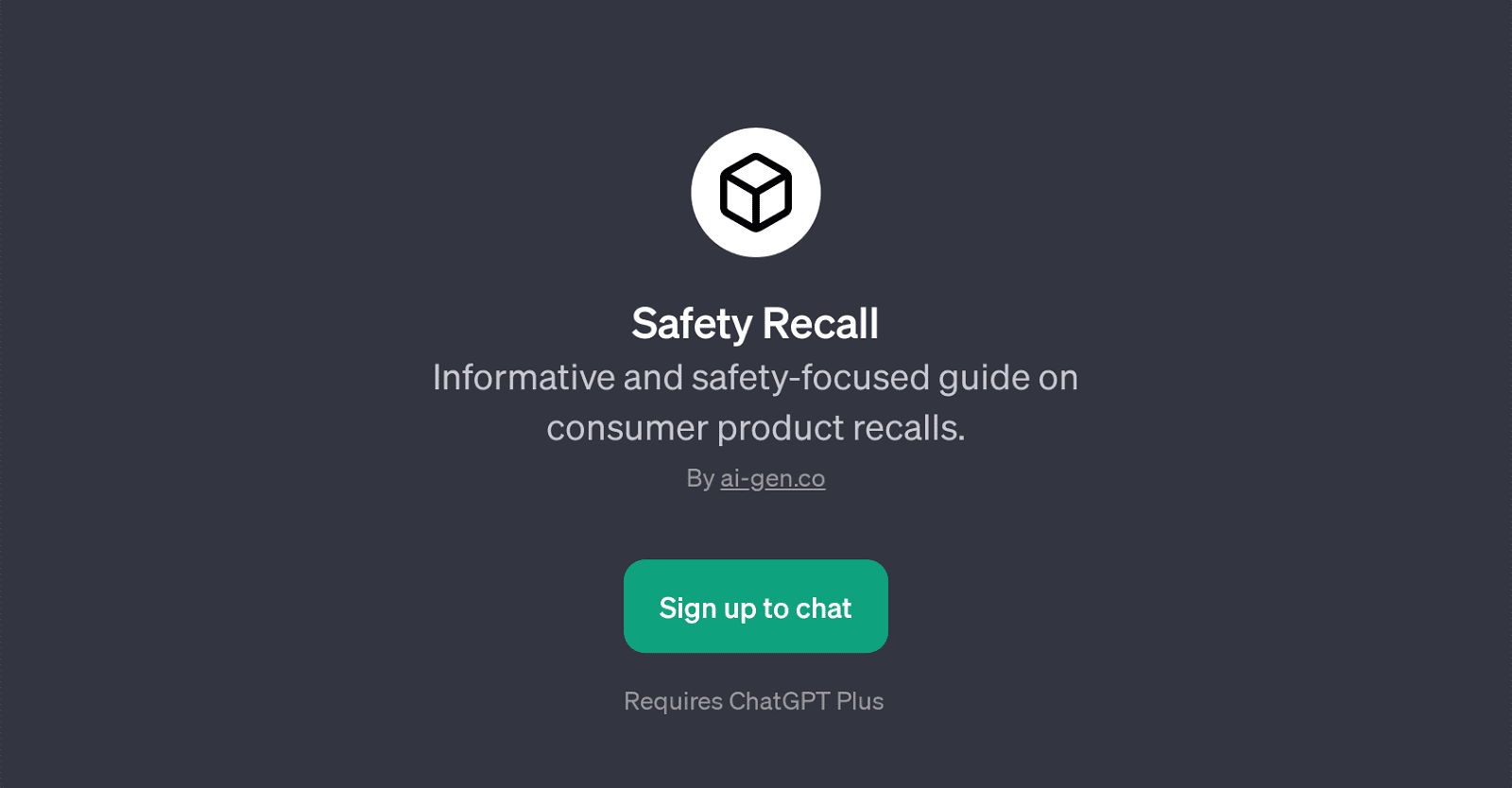 Safety Recall