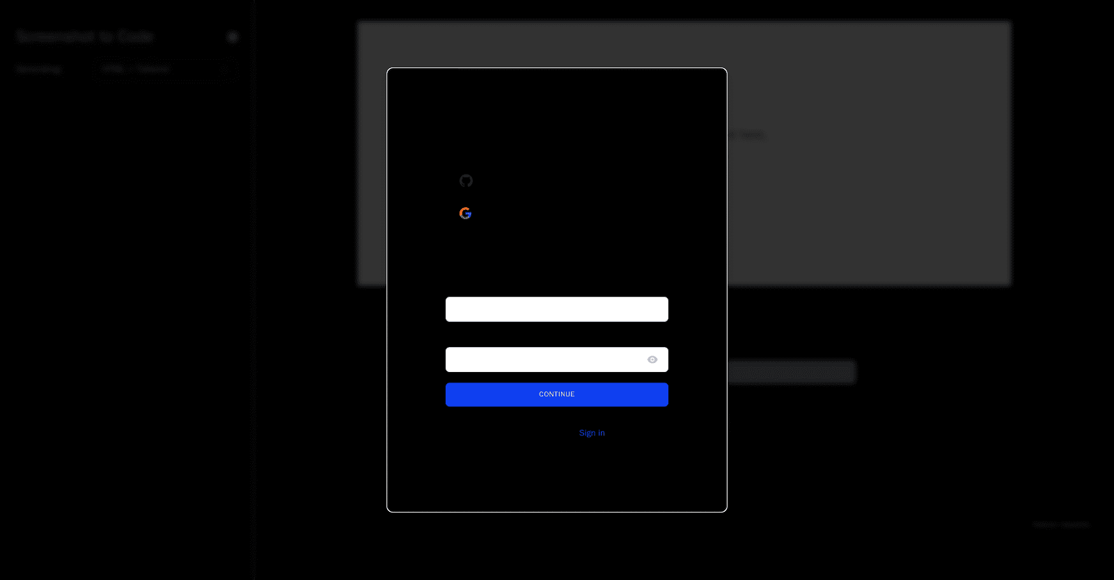 Screenshot to Code