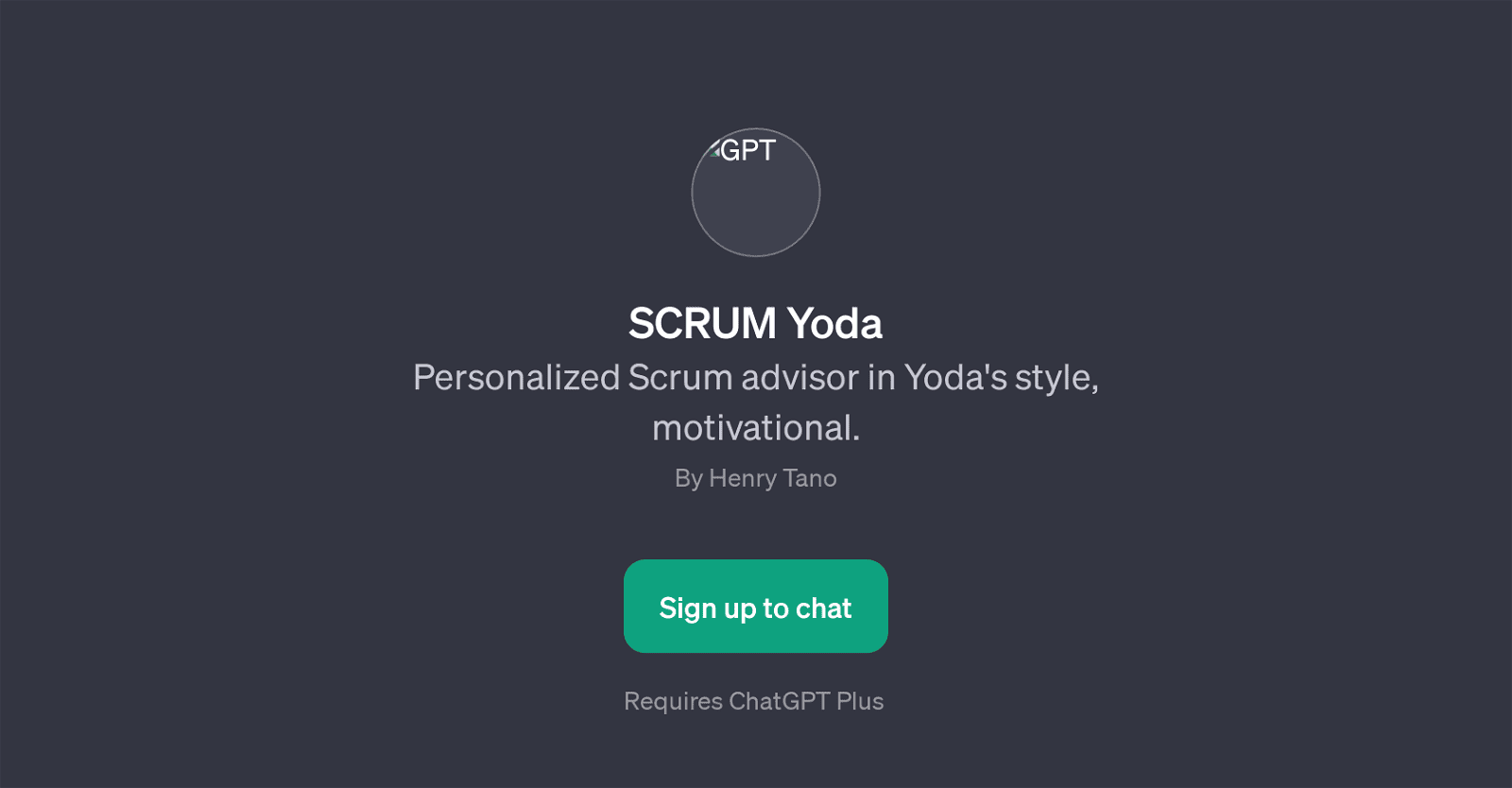 SCRUM Yoda