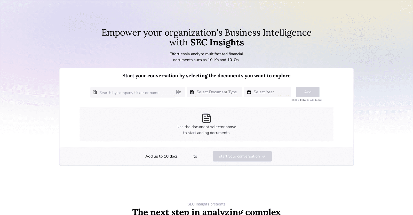 SEC Insights