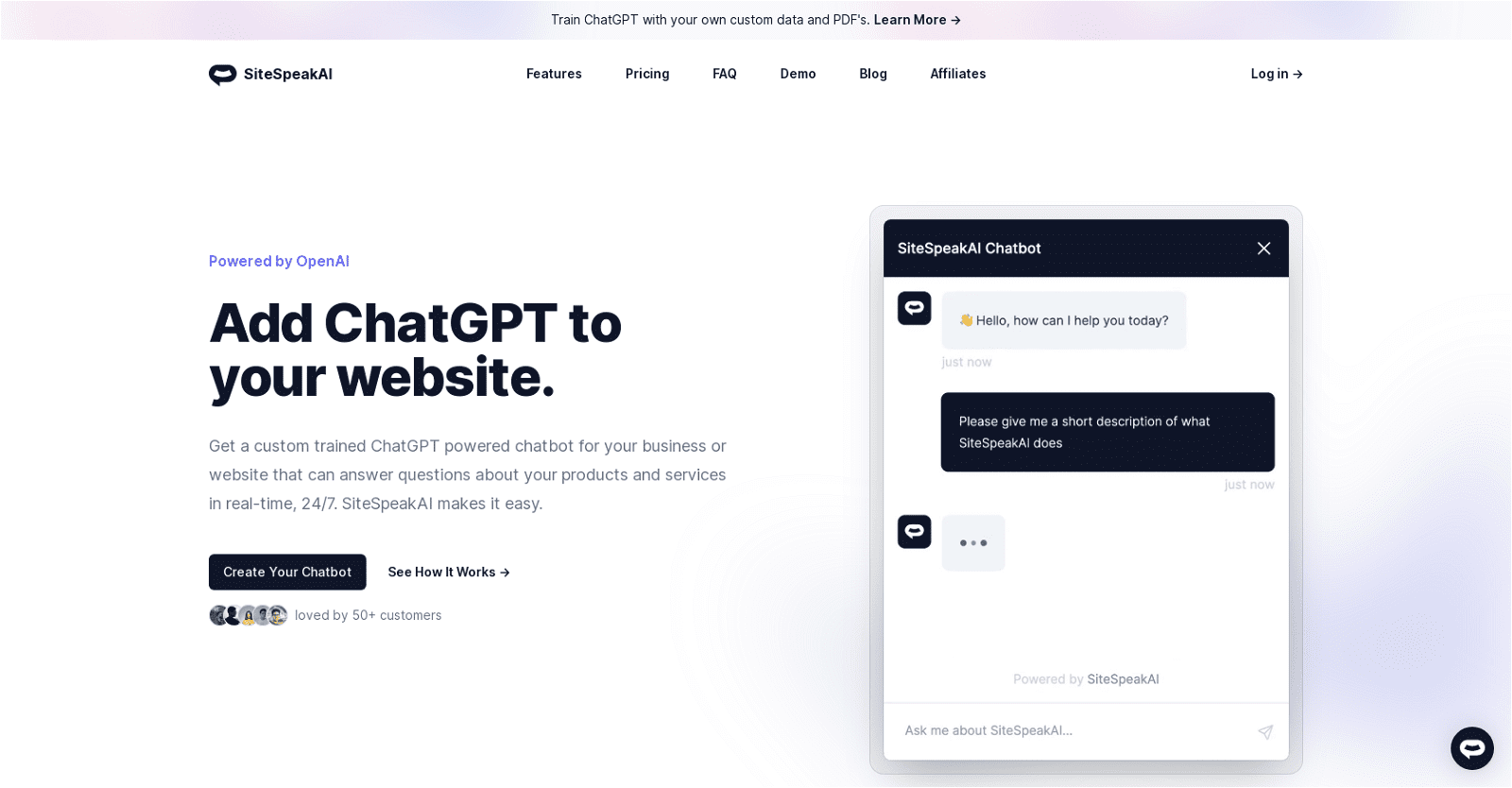 SiteSpeak AI