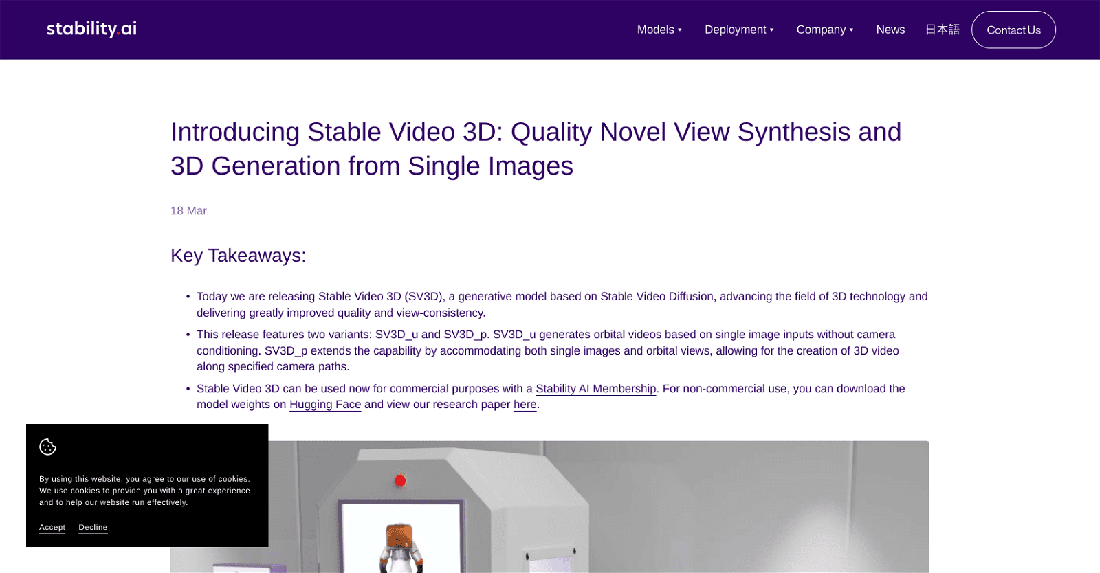 Stable Video 3D