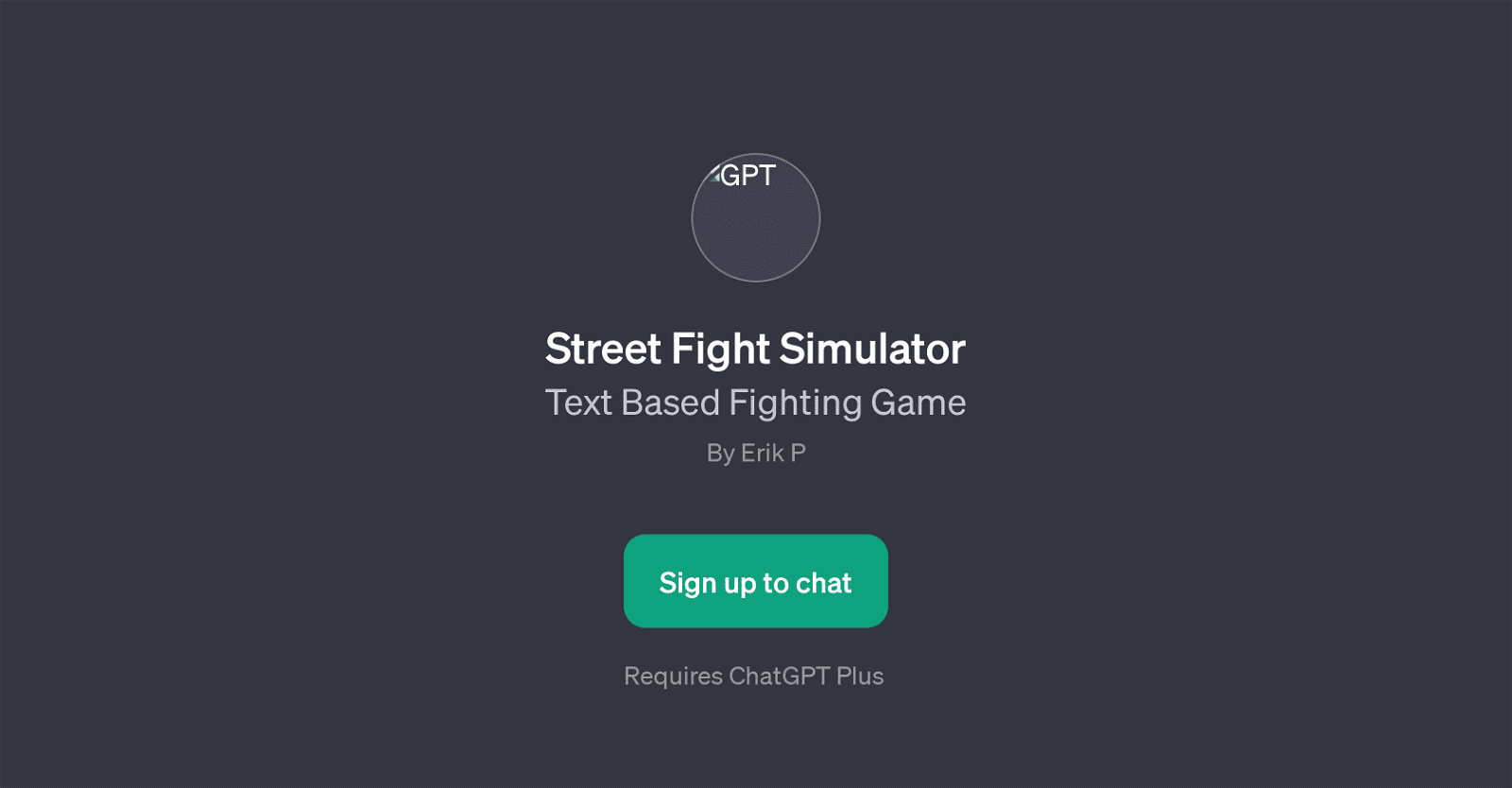 Street Fight Simulator