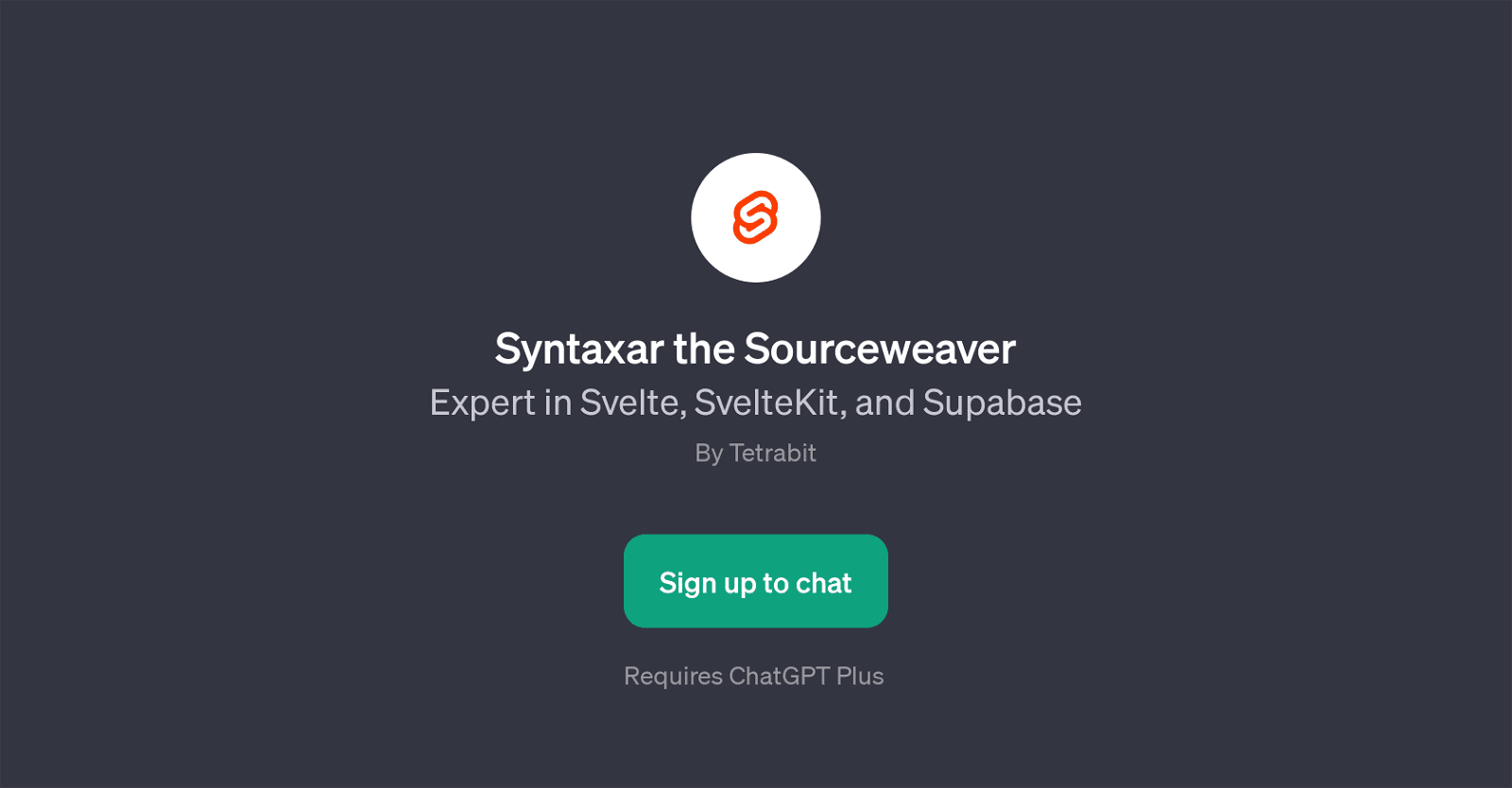 Syntaxar the Sourceweaver