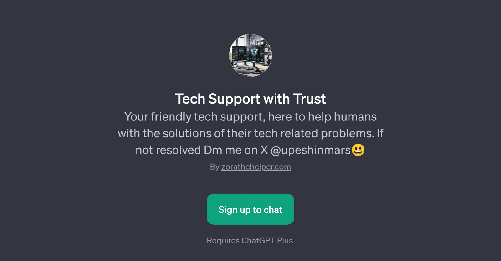 Tech Support with Trust
