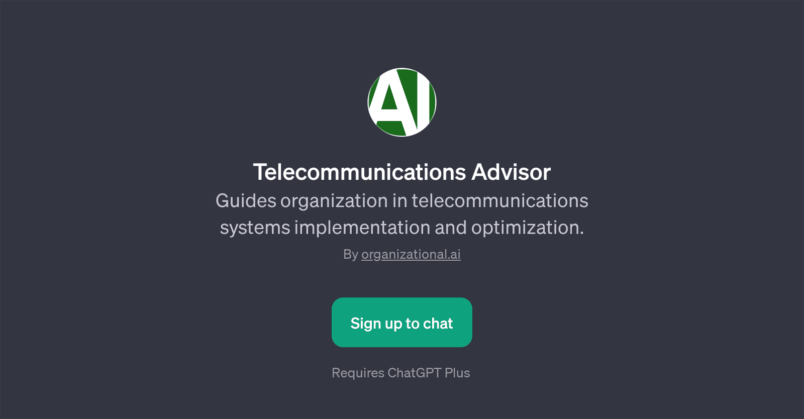 Telecommunications Advisor