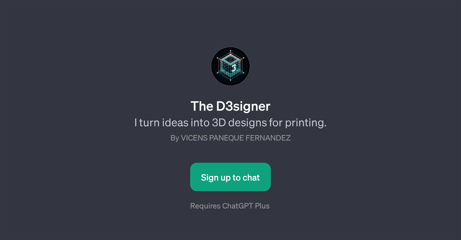 The D3signer