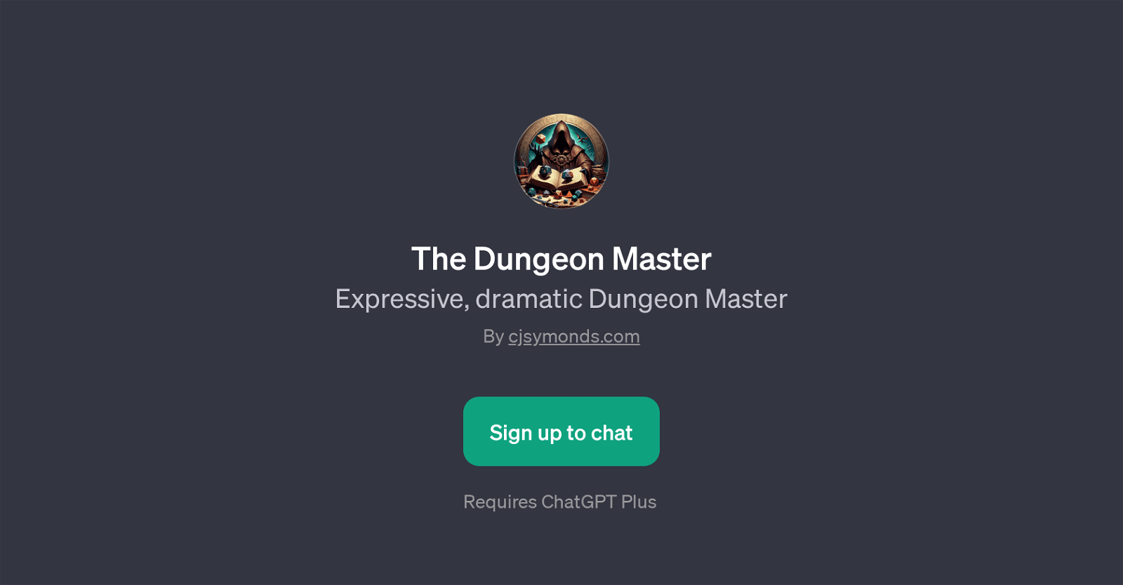 The Dungeon Master-Expressive, dramatic Dungeon Master