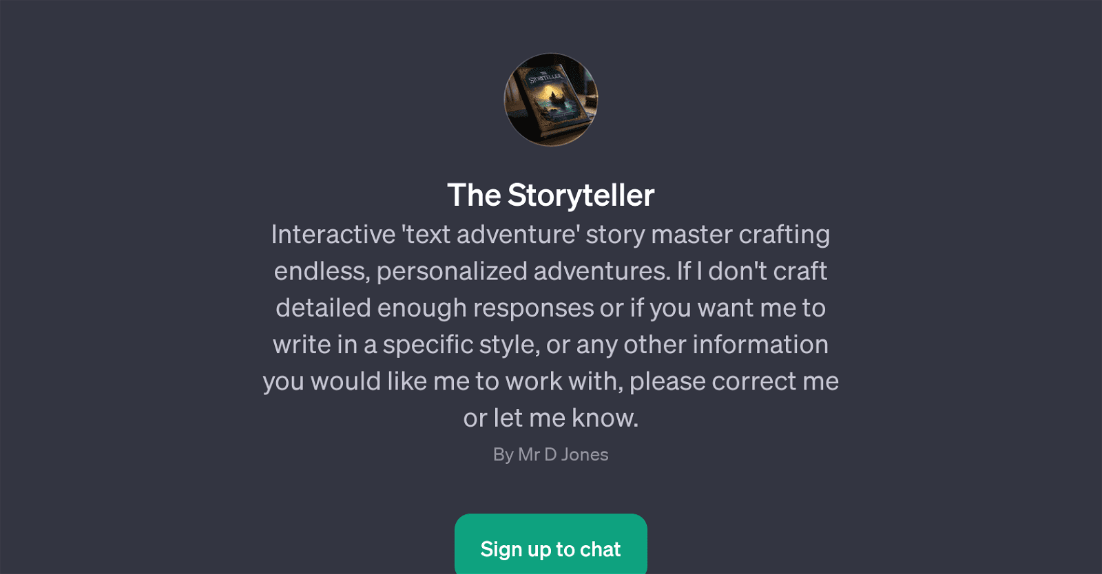 The Storyteller-GPT