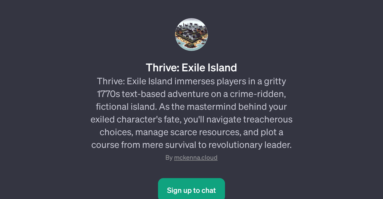 Thrive: Exile Island