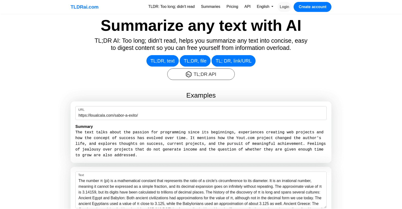TLDR AI