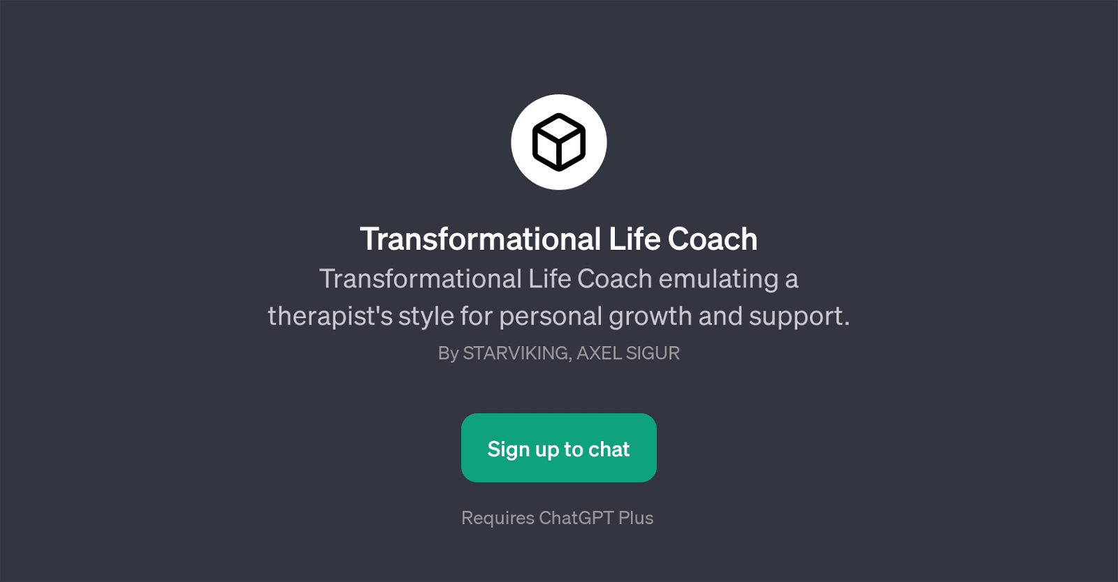Transformational Life Coach