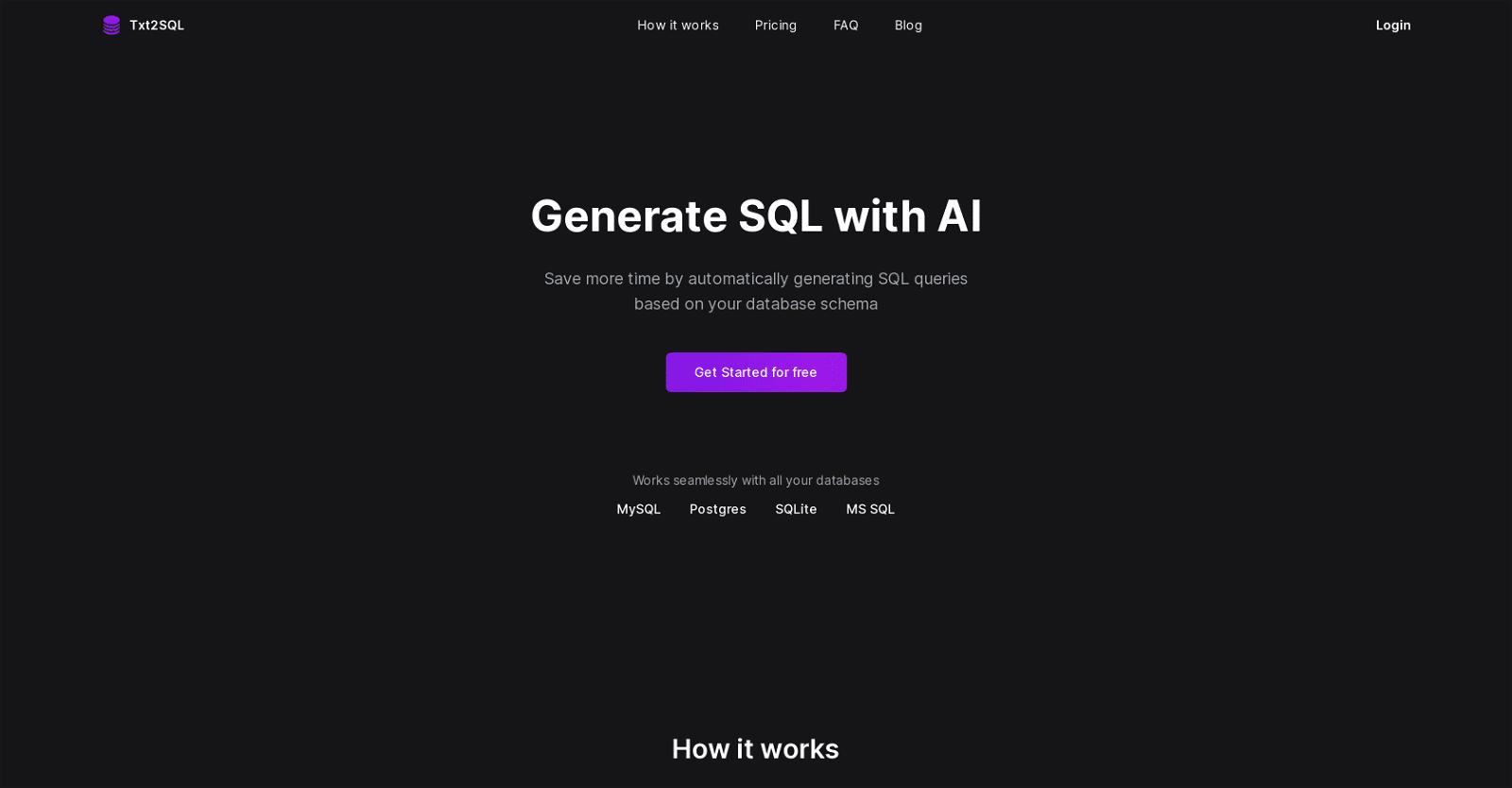 Txt2SQL