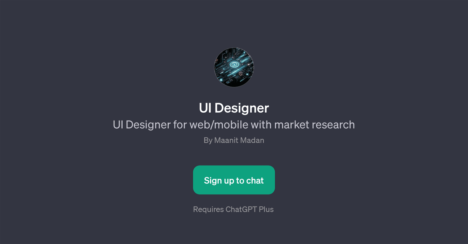 UI Designer-Design your web
