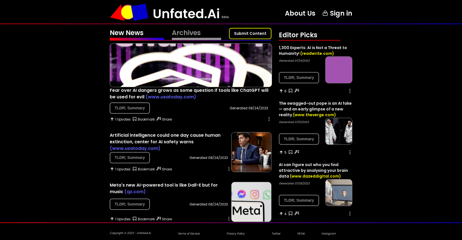 Unfated