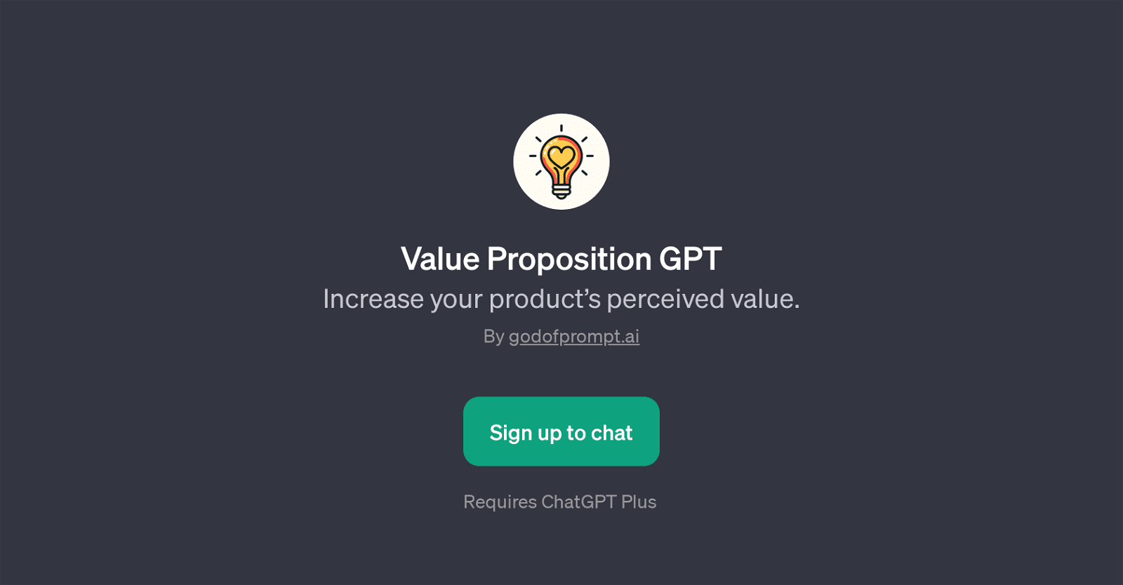 Value Proposition GPT