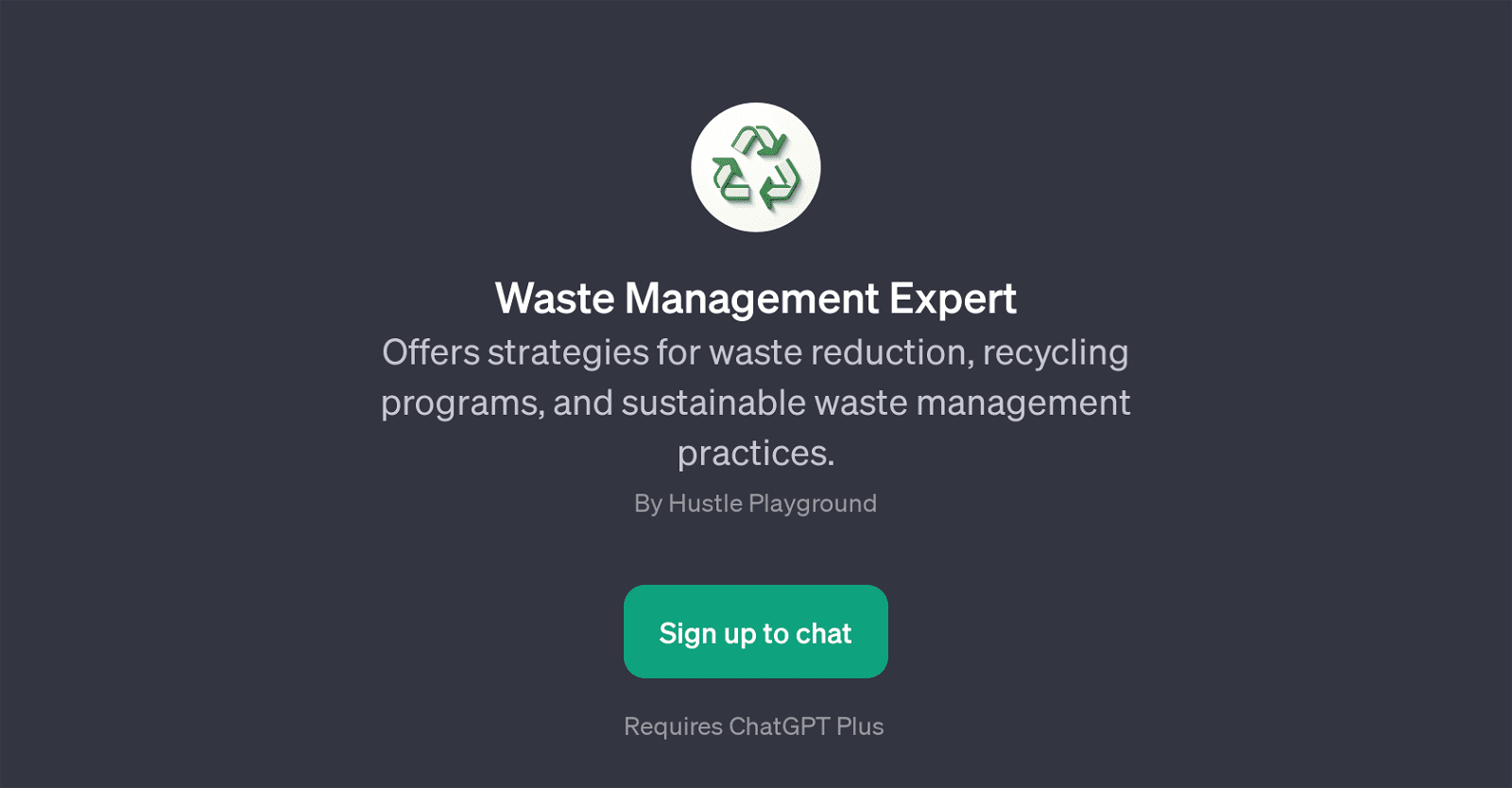 Waste Management Expert
