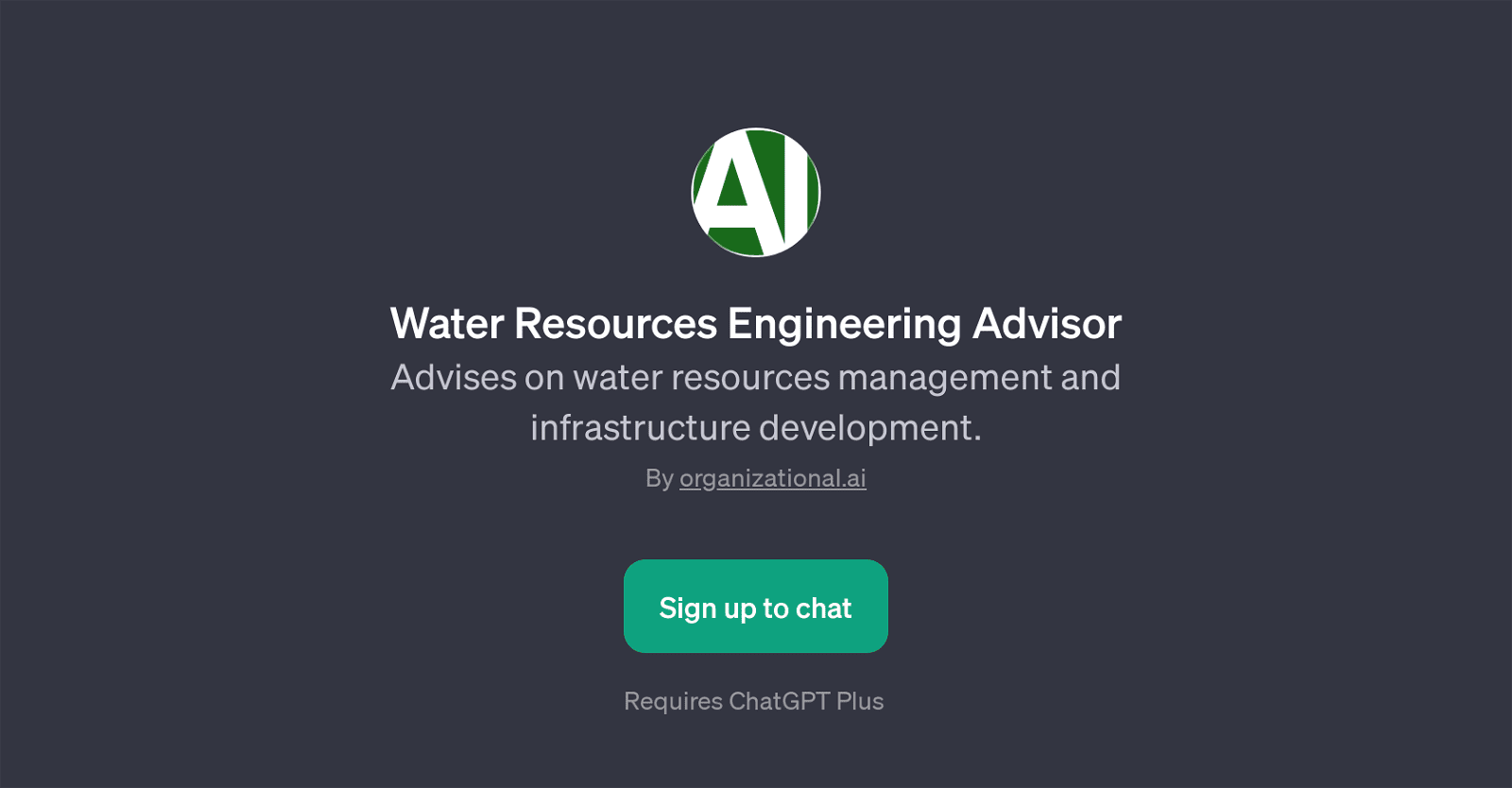 Water Resources Engineering Advisor