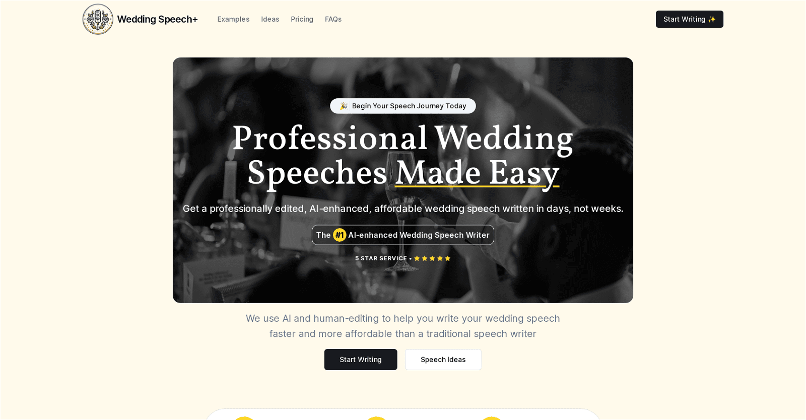 Wedding Speech Plus