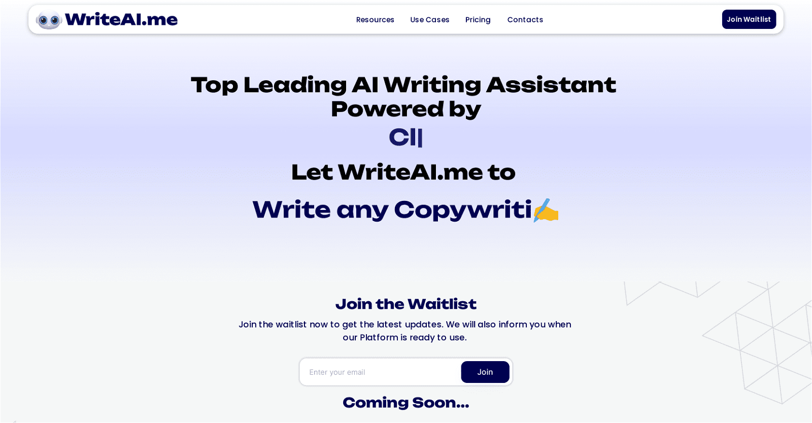 Write AI me
