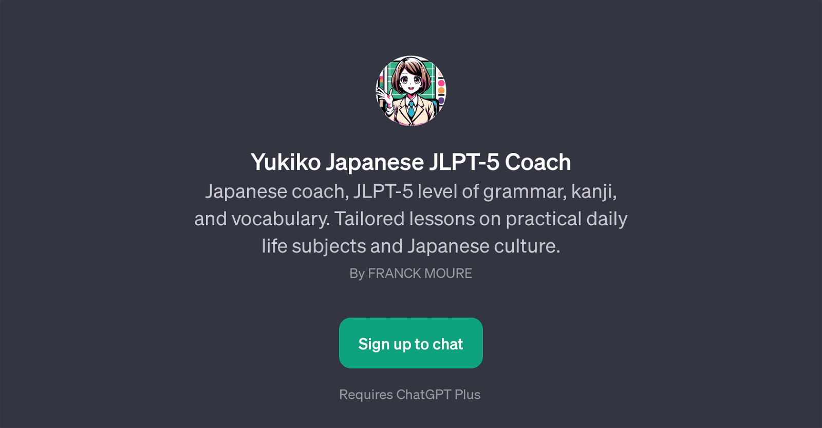 Yukiko Japanese JLPT-5 Coach
