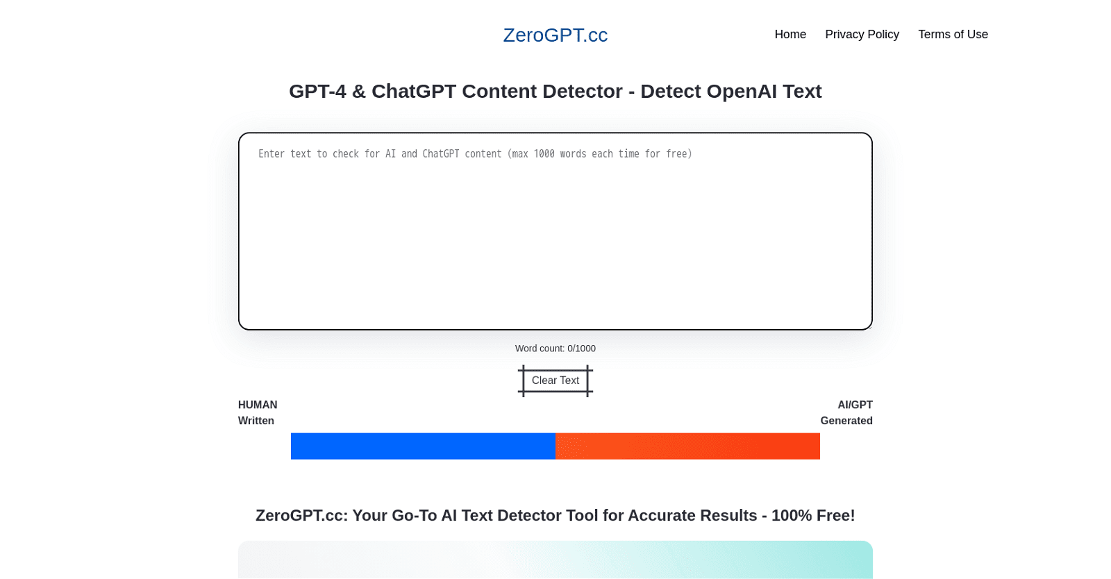 ZeroGPTCC